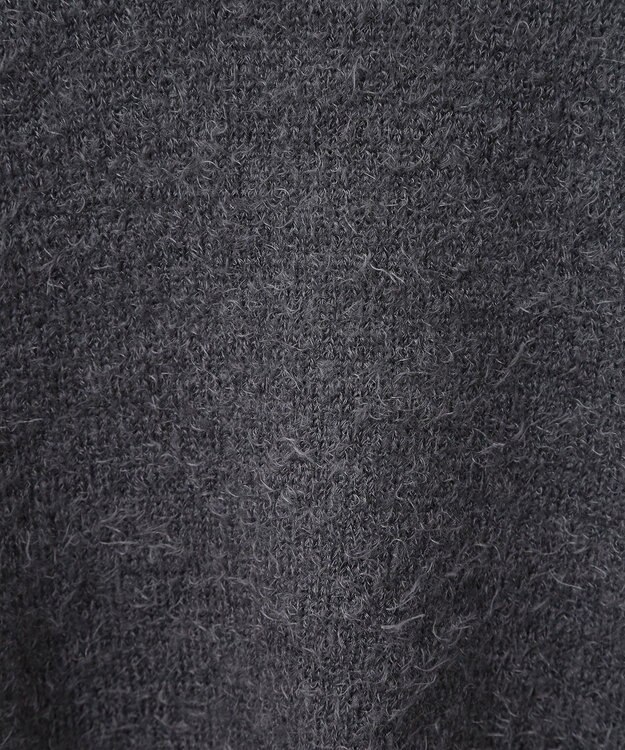 CRAFT STANDARD BOUTIQUE アニマルシャギーニットプルオーバー Charcoal Gray