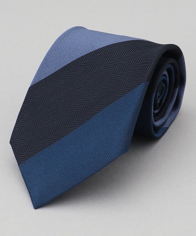 GOTAIRIKU GOTAIRIKU別注【MANTERO/マンテロ】ネクタイ_レジメンタル ネイビー系1