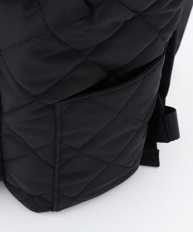 23区 キルティングナイロンバックパック ブラック系