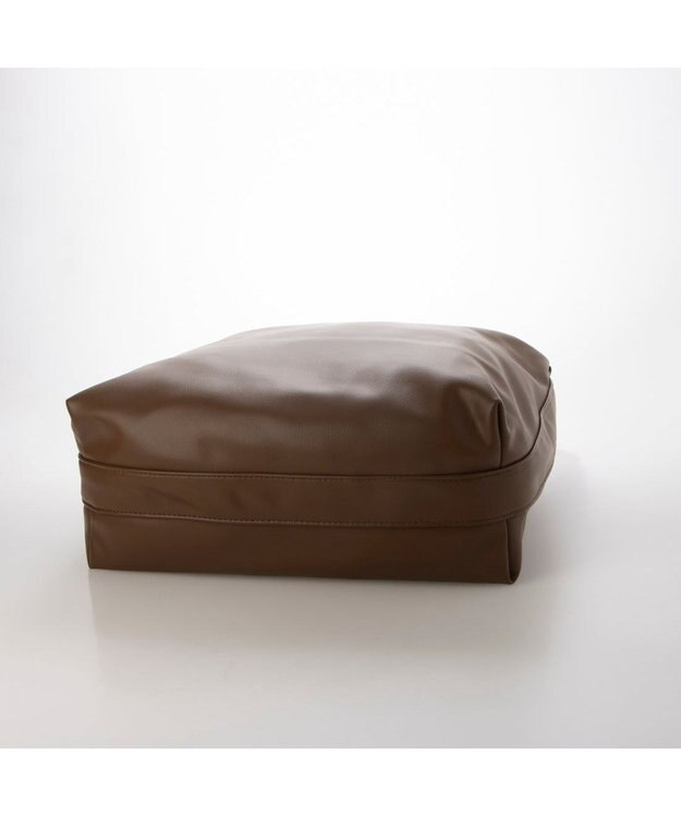 UNBILLION カシュカシュ cachecache / バックル付きビッグショルダー チョコ