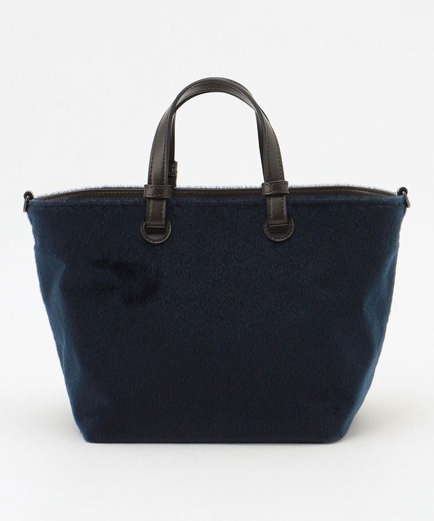 自由区 【SHIHOさん着用】ハラコライクミニ バッグ ネイビー