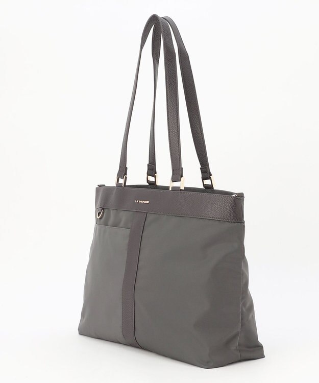 LA BAGAGERIE コンビ2WAYトートバッグ MEDIUM ダークグレー