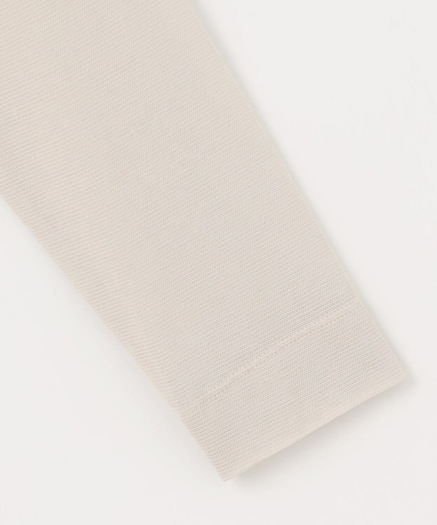 J.PRESS LADIES L シアータックフライス カーディガン ライトグレー系