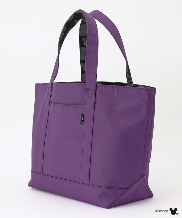 Y'SACCS 【Disney Collection】シルエットプリントトートバッグ　Mサイズ パープル