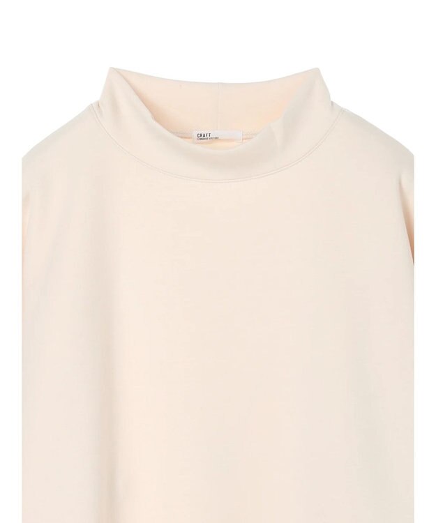 CRAFT STANDARD BOUTIQUE ポンチモックネックビッグプルオーバー Ivory