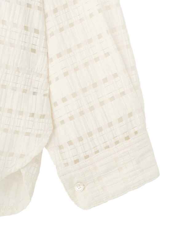 AMERICAN HOLIC シアーチェックシャツ Ivory