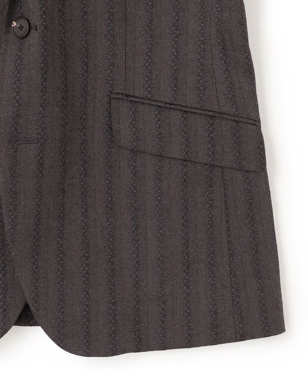JOSEPH HOMME ピンヘッドストライプジャガード　ジャケット グレー系1