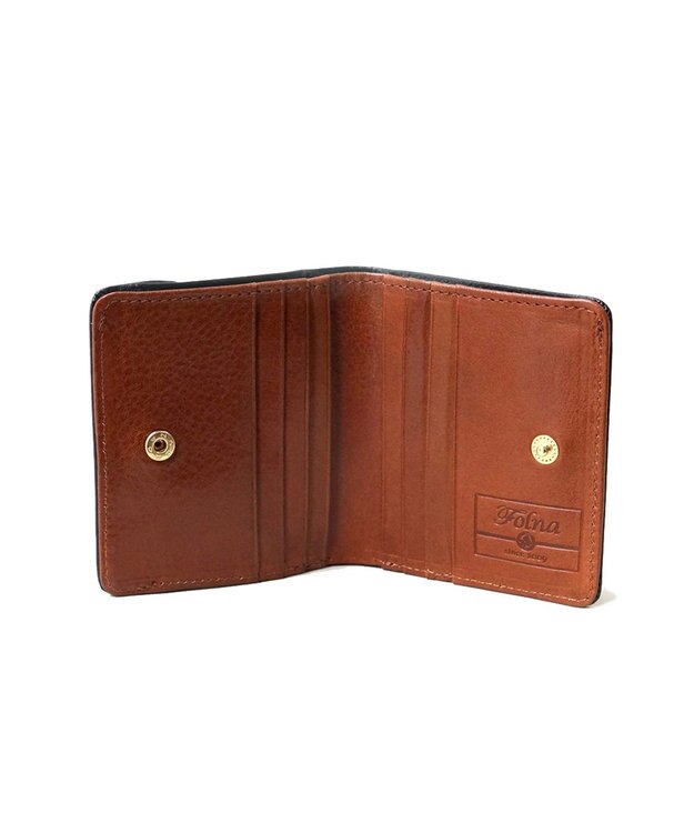 FOLNA RD ヌメオイルシュリンク二つ折り財布 ブラック