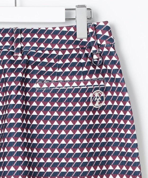 23区GOLF 【WOMEN】フラッグ総柄プリントストレッチスカート レッド系5