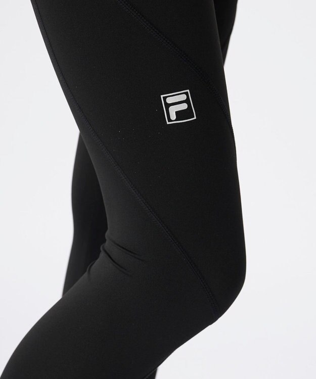 FILA GOLF／marie claire 【FILA GOLF】コンプレッションロングタイツ ブラック