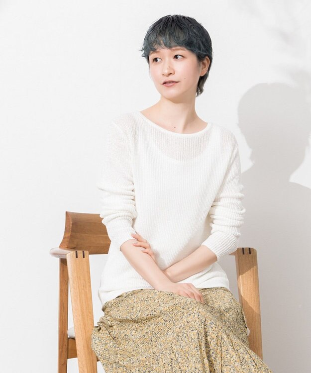 ONWARD Reuse Park 【ICB】ニット春夏 オフホワイト