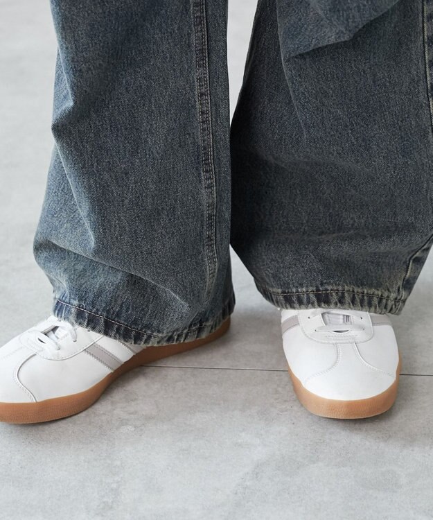 WEGO パラシュートデニムパンツ デニム淡加工色