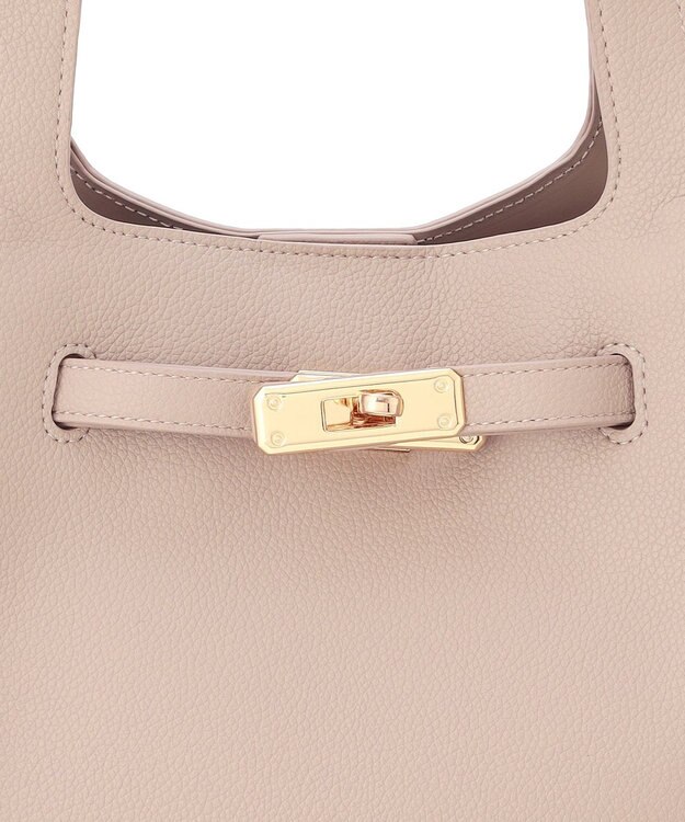 23区 ベルテッド トートバッグ ベージュ系