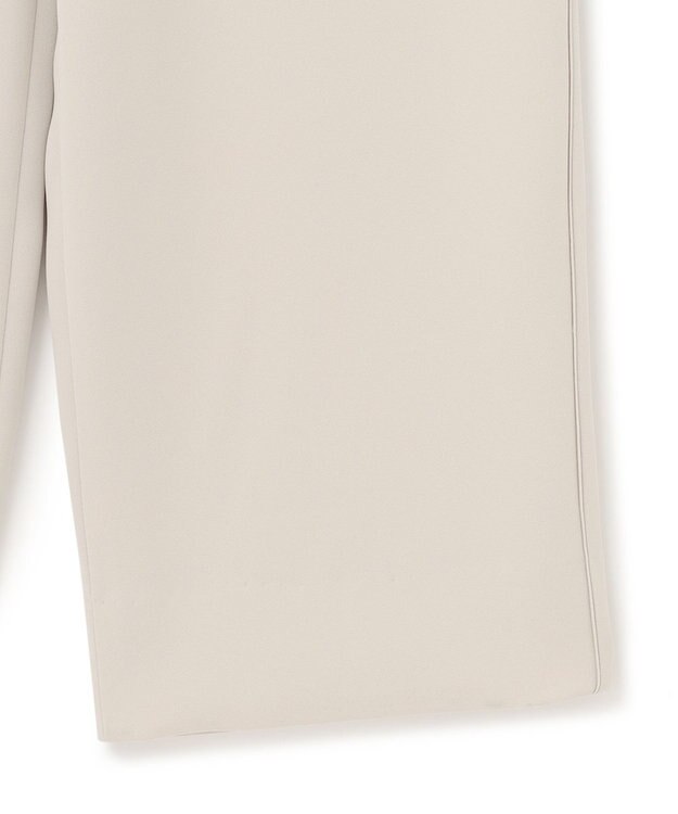 ICB L 【WEB限定カラーあり・洗える】 ライトダブルクロス ストレートパンツ トープ系