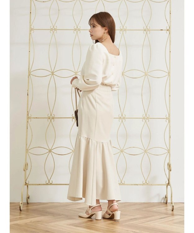 earth music&ecology ２ｗａｙストラップブラウス Off White