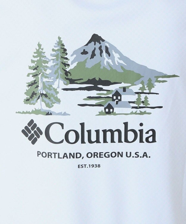 Columbia Columbia/ レイクアローヘッドグラフィックショートスリーブTシャツ /コロンビア White、 Mountain