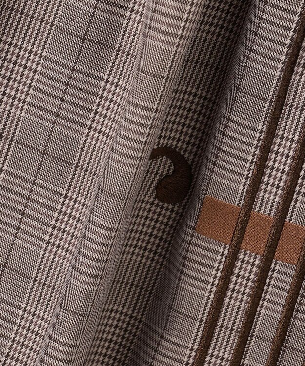 ANY KIDS メロディジャンパースカート ブラウン×チェック