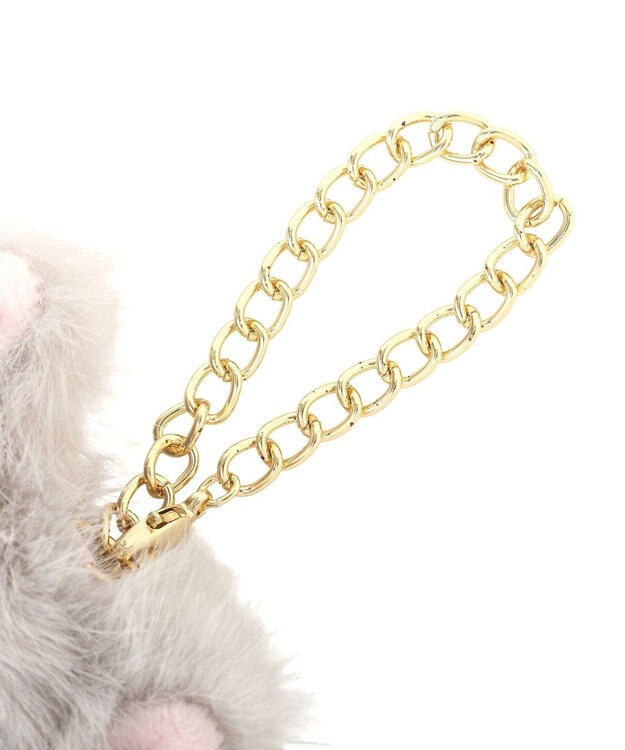 Maison de FLEUR ねこフェイスチャーム Light Gray