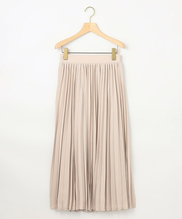 組曲 【WEB限定・2SET】ポンチトップス×プリーツスカートセットアップ アイボリー×ベージュ系