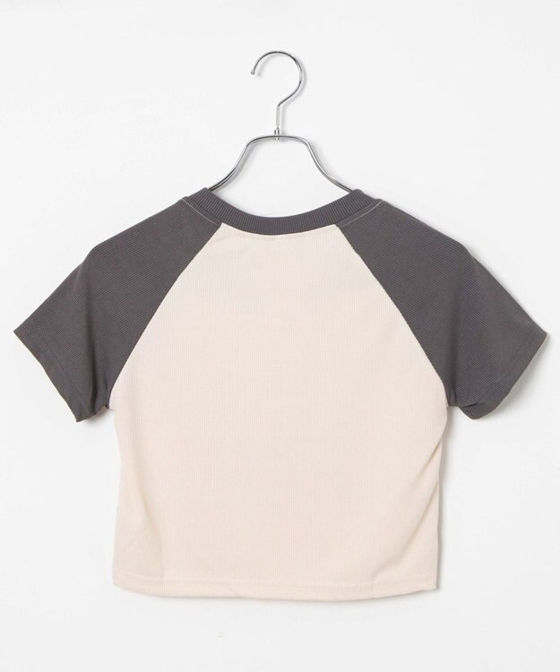 WEGO リブショートCOLOMBIAT ホワイトアイボリー