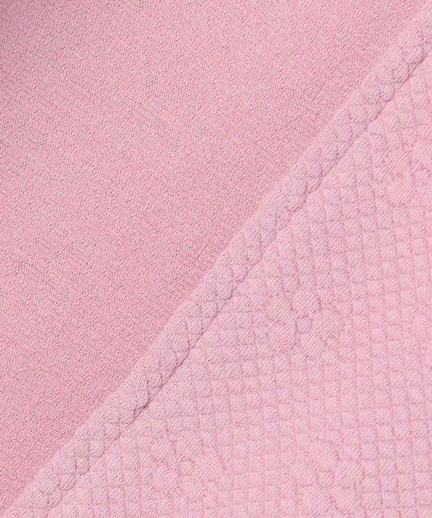 組曲 KIDS 【110-140㎝】フラワーキルト パーカー ラベンダー