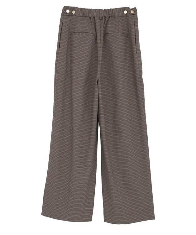 earth music&ecology 【2WAY】ウエストタブタックパンツ Check