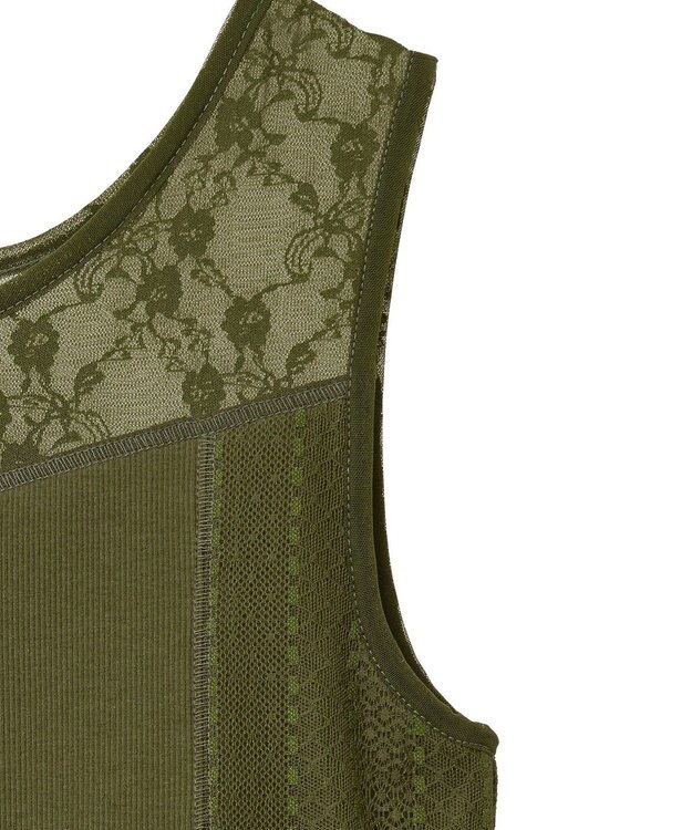 Green Parks ・ＳＵＧＡＲ　ＳＰＯＯＮ　２ｗａｙレースタンク（カップ Khaki