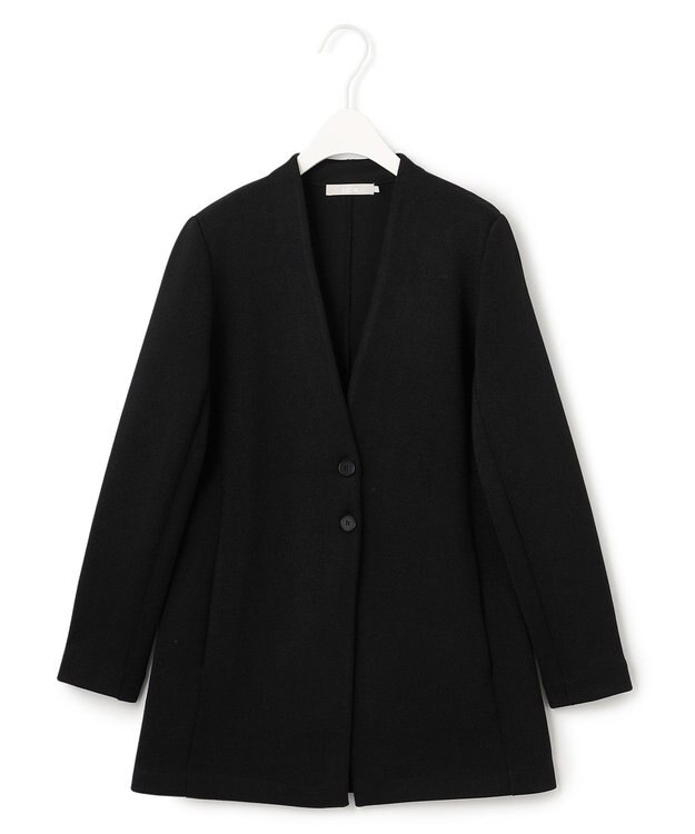 ICB 【洗える】シャイニースムースジャケット ブラック系