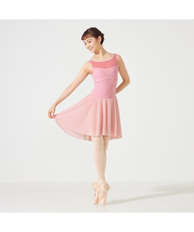 Chacott ノースリーブレオタード ピンク
