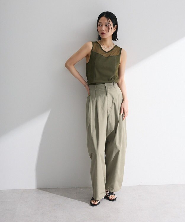 Green Parks ・ＳＵＧＡＲ　ＳＰＯＯＮ　２ｗａｙレースタンク（カップ Khaki