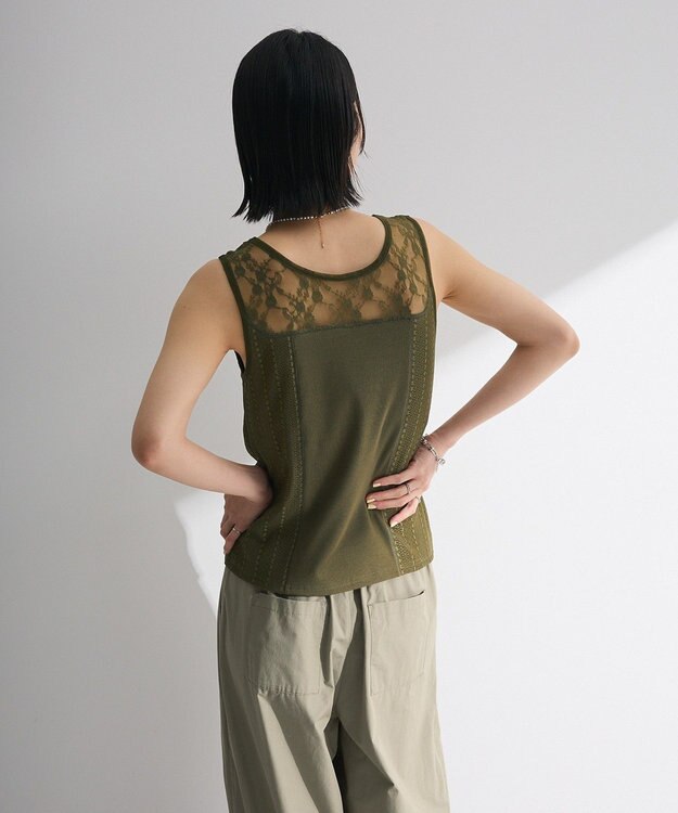 Green Parks ・ＳＵＧＡＲ　ＳＰＯＯＮ　２ｗａｙレースタンク（カップ Khaki