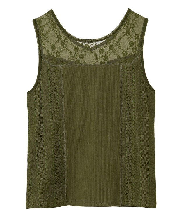 Green Parks ・ＳＵＧＡＲ　ＳＰＯＯＮ　２ｗａｙレースタンク（カップ Khaki