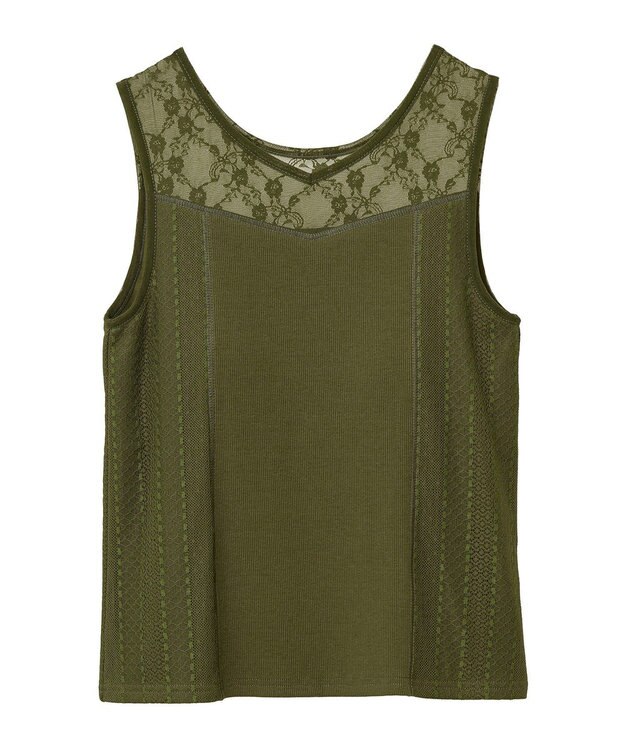 Green Parks ・ＳＵＧＡＲ　ＳＰＯＯＮ　２ｗａｙレースタンク（カップ Khaki