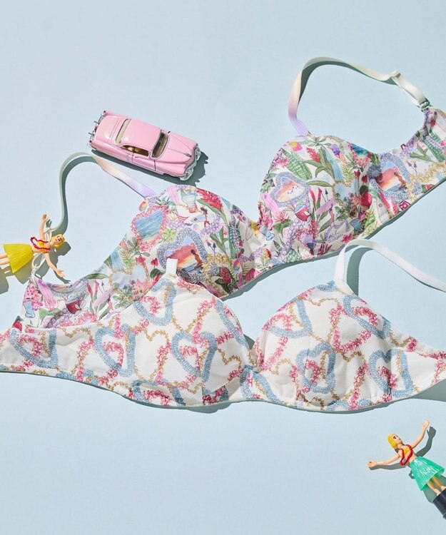 une nana cool MADE WITH Christie Shinn 364シンプル ノンワイヤーブラ PI