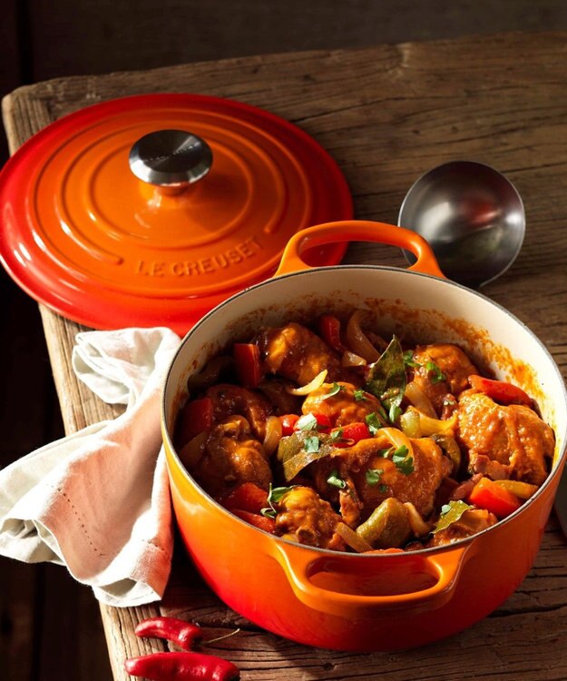 YAMATO テーブル＆キッチン 【ル・クルーゼ】シグニチャー ココット・ロンド 20cm  オレンジ レッド