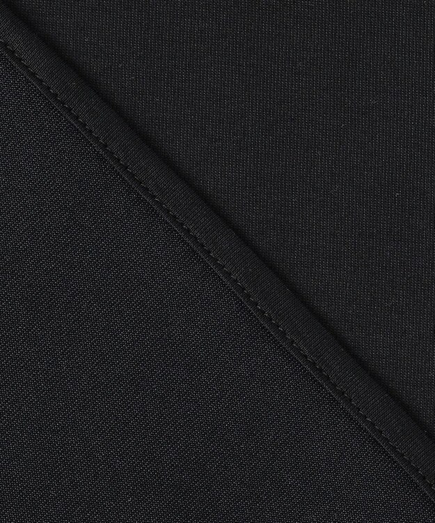 ICB 【UVケア・接触冷感・吸水速乾】コンビネーションジャージー チュニックカットソー ブラック系