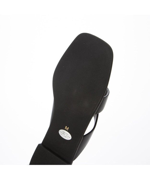 ing <ing>スクエアトングサンダル ブラック