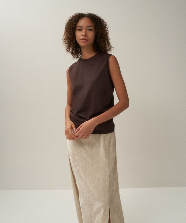 ATON SUVIN 60/2 | タンクトップ BURGUNDY