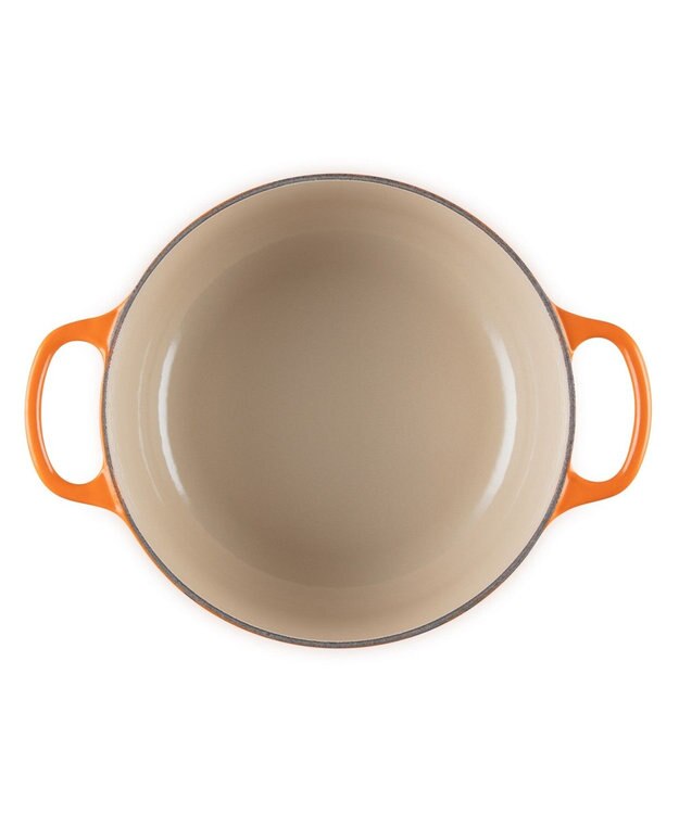 YAMATO テーブル＆キッチン 【ル・クルーゼ】シグニチャー ココット・ロンド 20cm  オレンジ レッド