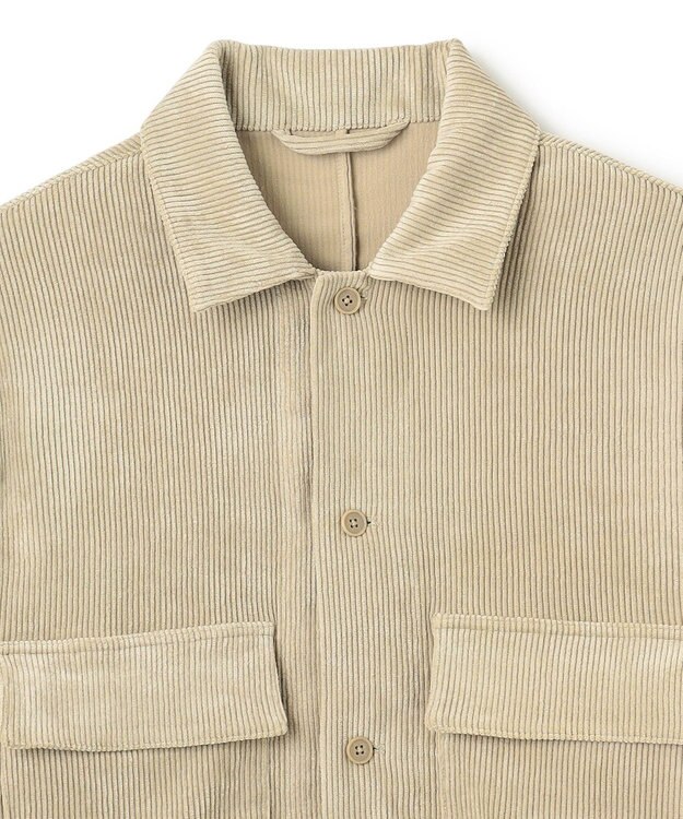 UNFILO MENS 【男女兼用】リラックス コーデュロイ ブルゾン ベージュ