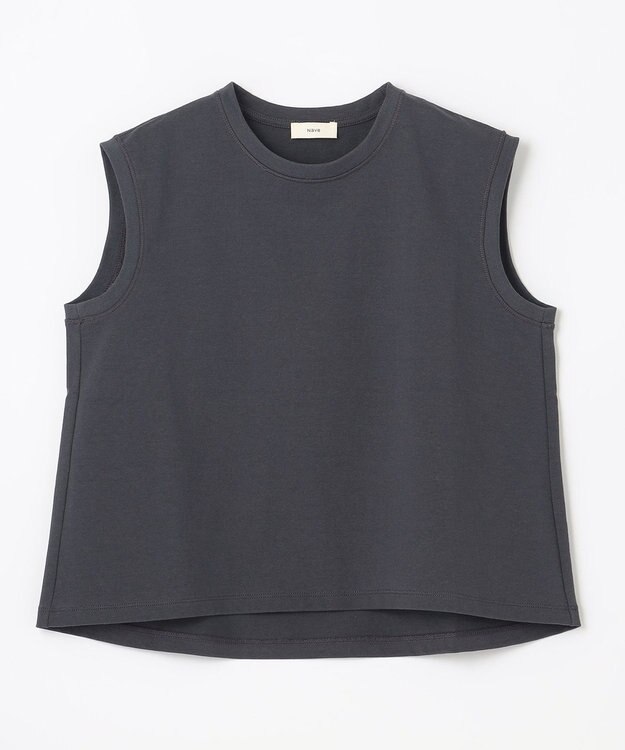 NAVE 【Nave　洗える】クリアジャージー ノースリーブ グレー系