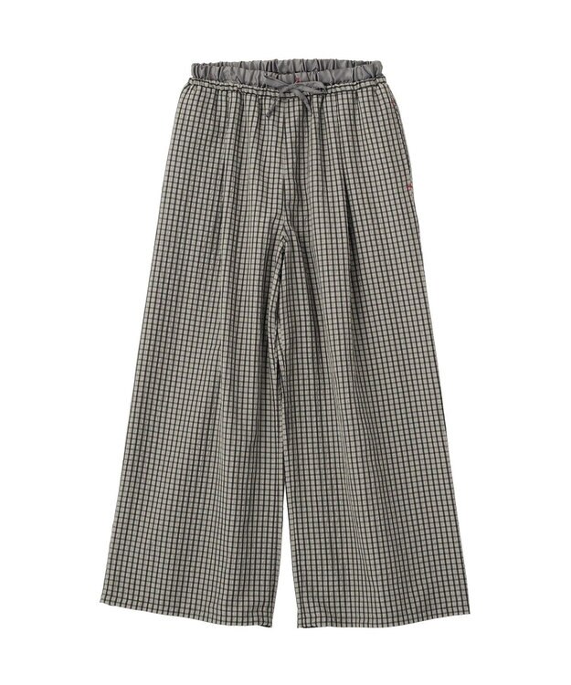 CRAFT STANDARD BOUTIQUE サッカーチェックイージーパンツ Gray