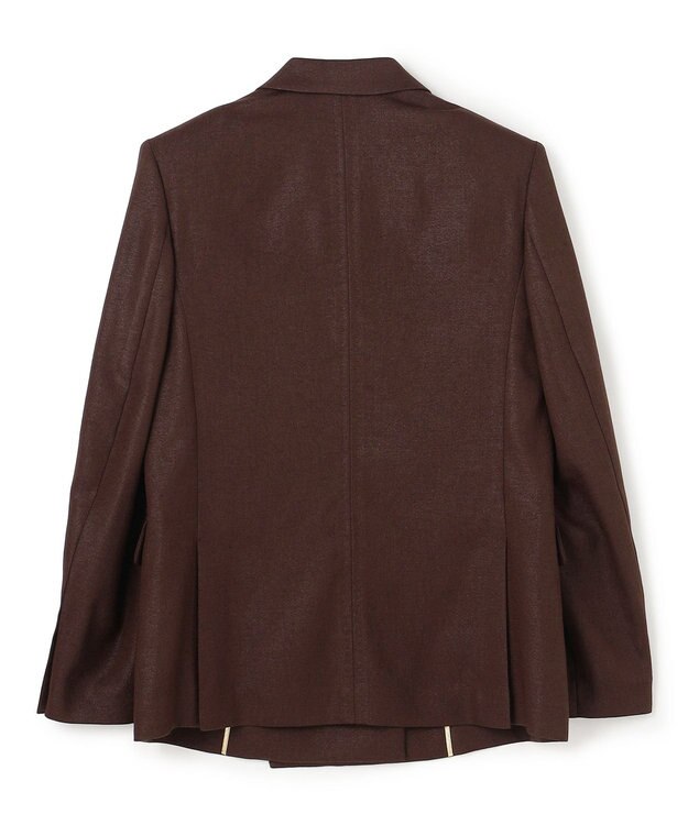 BEIGE， CAROLE / リネンライク ダブルジャケット Bordeaux