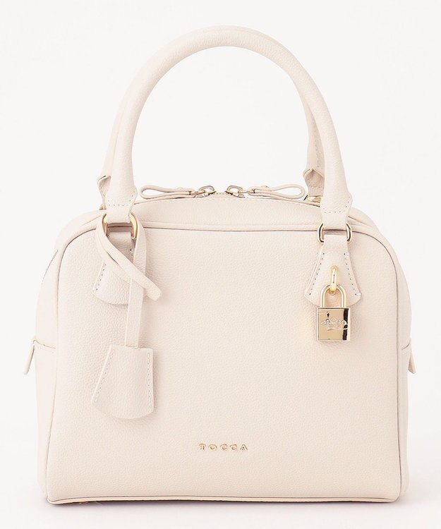 TOCCA HAPPY KEY MINI BOSTONBAG ミニ ボストンバッグ アイボリー系