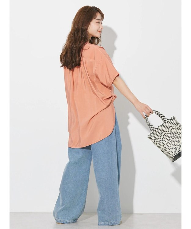 AMERICAN HOLIC フロントフリルブラウス Orange