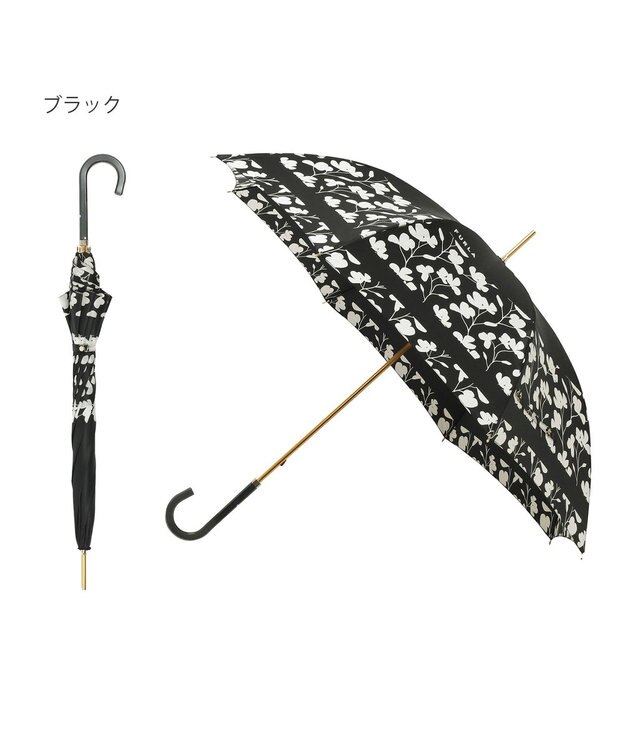 MOONBAT 【雨傘】フルラ (FURLA)  カメリア UV ブラック