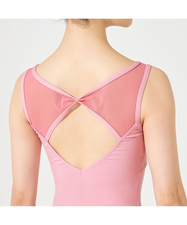 Chacott ノースリーブレオタード ピンク