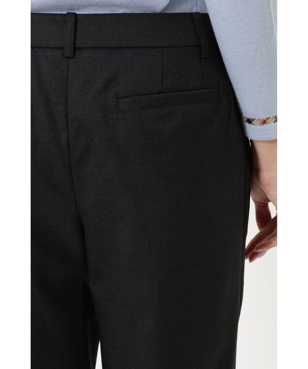 DAKS ストレッチウールパンツ ネイビー