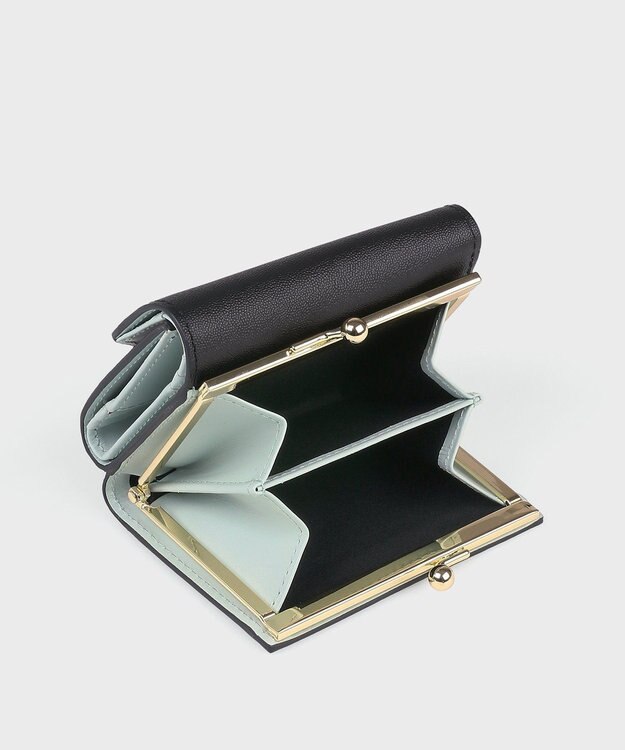 Paul Smith ラブレター がま口3つ折り ブラック