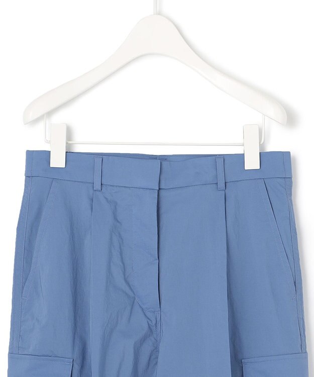 ICB 【WEB限定・洗える】エコナイロンストレッチ カーゴパンツ スマルトブルー系